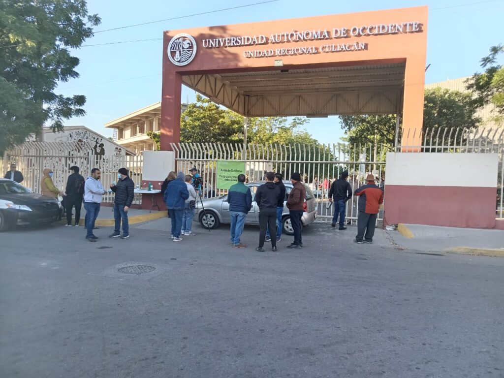 Manifestación en UAdeO